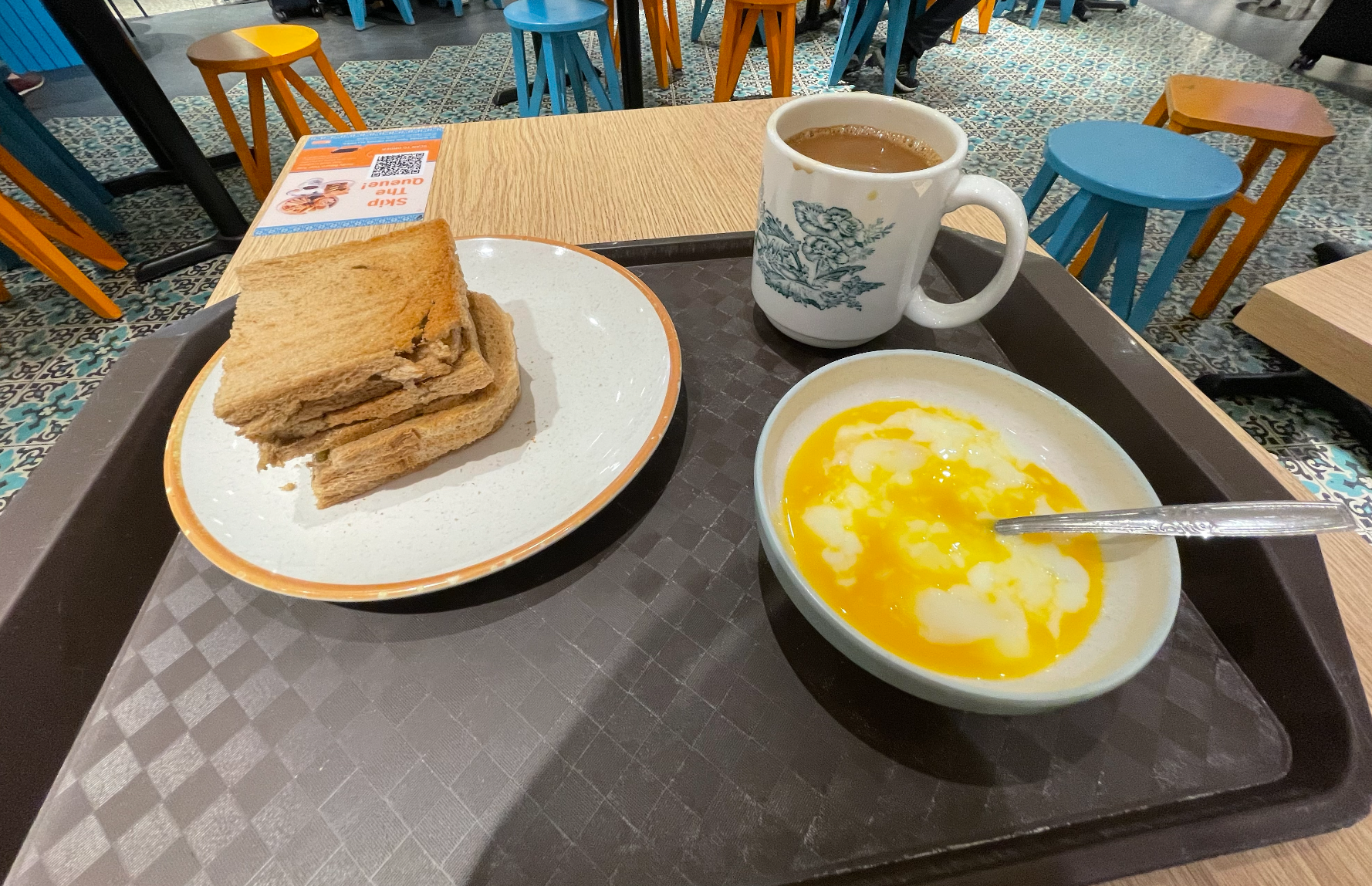 Breakfast at Changi Airport
